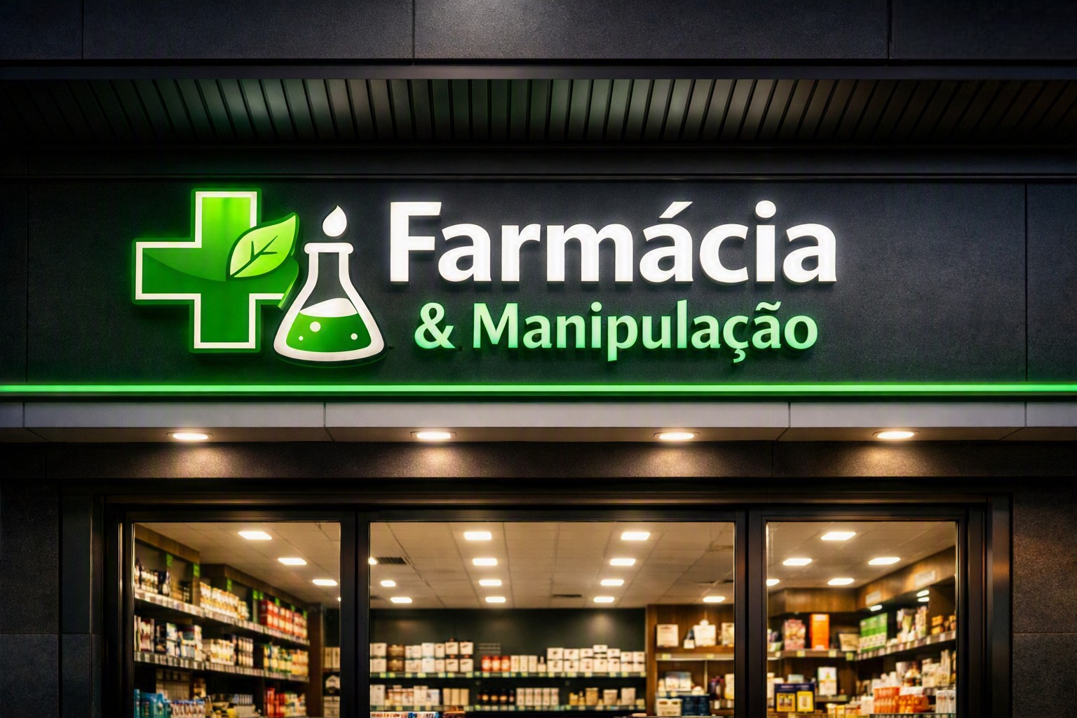 Logotipo de Farmácia & Manipulação