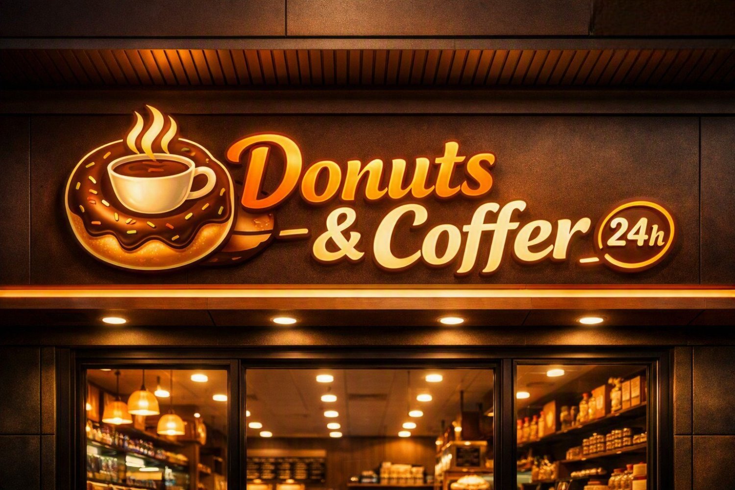 Logotipo de Donuts & Coffer